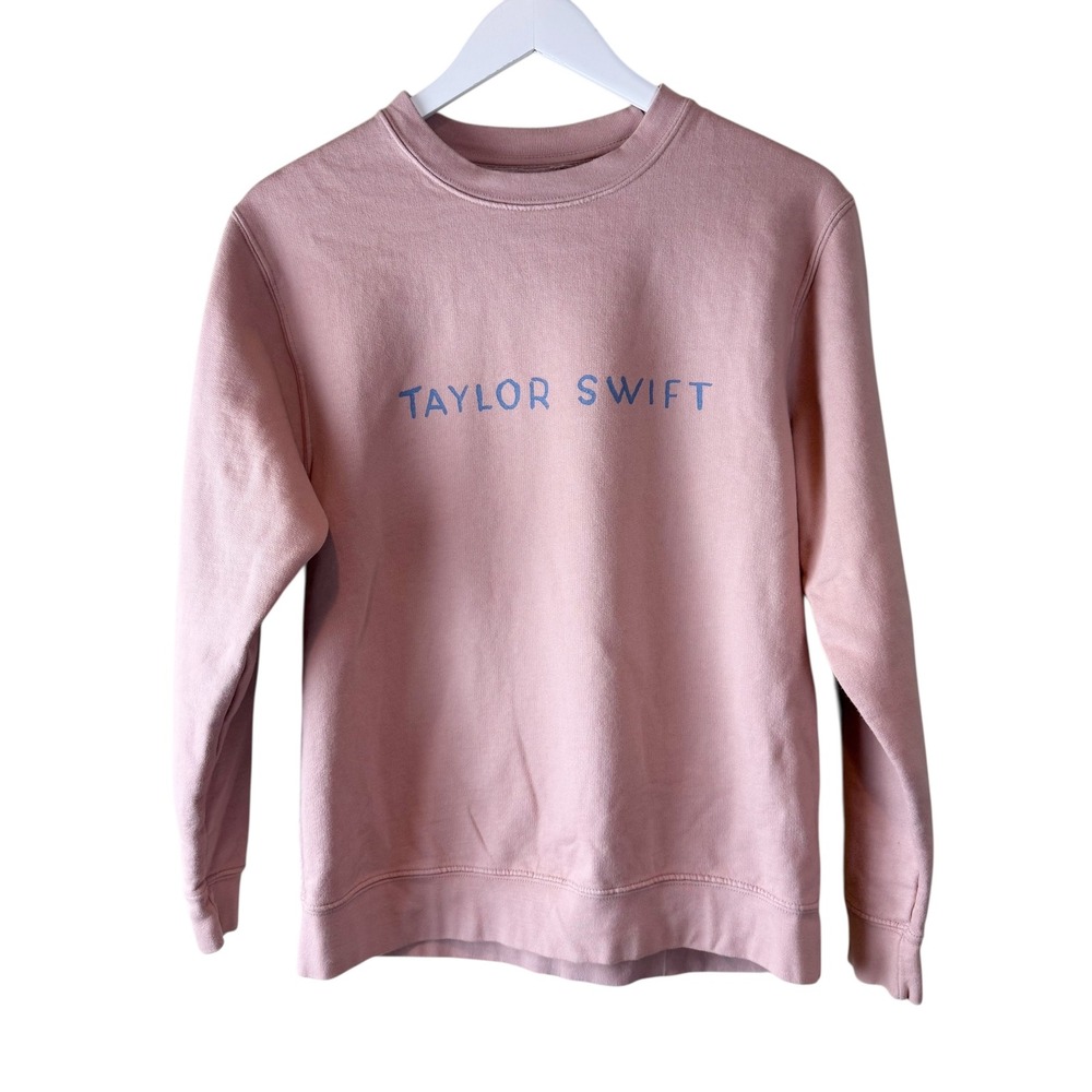 Taylor‎ Swift 1989 Taylor's Version Pink Crewneck Sweatshirt XS Official Merch